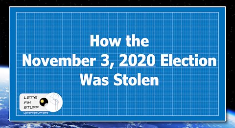 How the Election Was Stolen