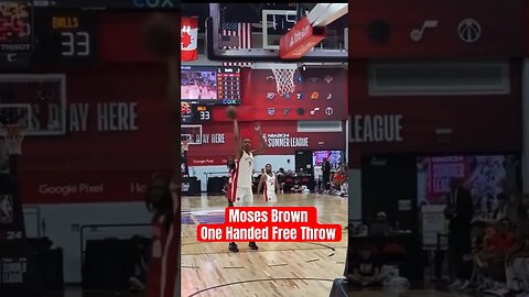 5 Seconds of Weird One Handed Free Throws at NBA 2K23 Summer League #nba2k23 #nbahighlights