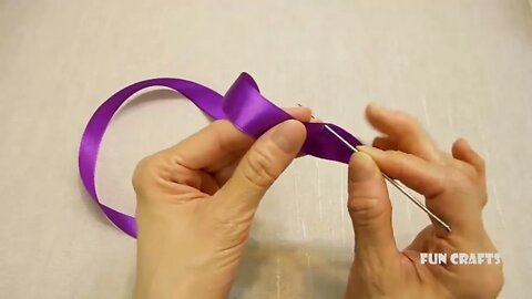 DIY Ribbon Flowers - How to Make Ribbon Roses