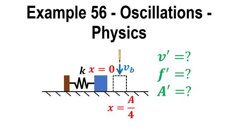 Example 56 - Oscillations - Classical Mechanics - Physics