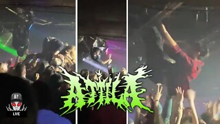 ATTILA: Crazy Fans Hanging From The Rafters 🤘 Rage Fest 2022