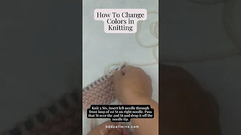 How To Change Color In Knitting The Easy Way