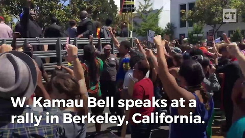 CNN Host Speaks at Rally