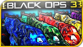 NEW DLC 5 PACK-A-PUNCH CAMOS GAMEPLAY! BO3 Topaz, Garnet, Sapphire, Emerald, Amethyst Camo Gameplay