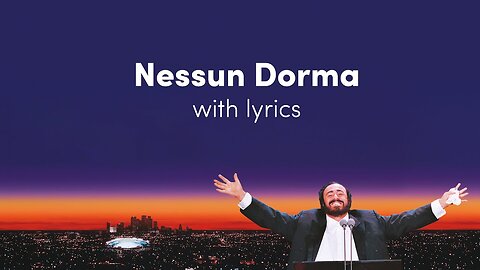 Nessun Dorma