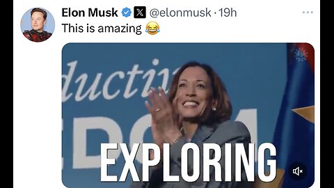 🚨Elon Musk roasted Kamala in this video. She may sue him for video Manipulation & Interference