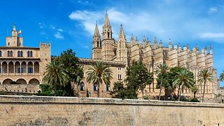 La Seu Cathedral in Palma De Mallorca in SPAIN