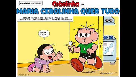 Cebolinha em-Maria Cebolinha quer tudo | Gibis do Rapha 2