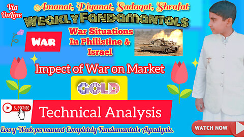 Weekly Fundamentals, Gold Technicals & Impact of War on Market | Analysis by Via onLine
