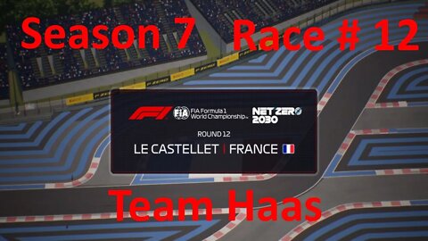 F1 Manager 2022 Season 7 Team Haas Race 12