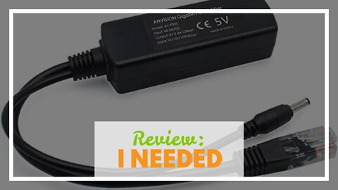 Review: ANVISION 2-Pack 5V Gigabit PoE Splitter, 48V to 5V 2.4A Adapter, Plug 3.5mm x 1.35mm, 5...