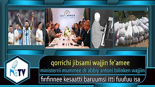 ETHIOPIA:NEST TV:qorrichi jibsami wajjin fe'amee/ministerrii mummee dr abbiy antoni bilinken wajjiin