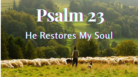 Psalm 23 He Restoreth My Soul ❤ Music with the Psalms, Christian Meditation, Soaking Worship Music