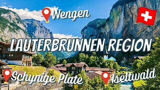 LAUTERBRUNNEN SWITZERLAND: Discovering the valley of the Waterfalls, Wengen, Schynige Platte & More!