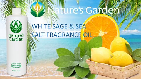 White Sage and Sea Salt Fragrance Oil- Natures Garden