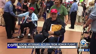 Local veterans return from Honor Flight to Washington D.C.