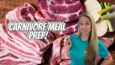 BACON, BURGERS, CHUCK ROAST....OH MY! | CARNIVORE MEAL PREP | I'M DOING A JULY FITNESS CHALLENGE!