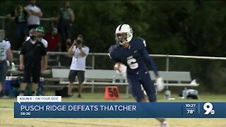 Pusch Ridge Christian defeats Thatcher 58-26