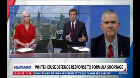 Rep. Matt Rosendale to Newsmax Biden Administration 'Ill-Prepared' for Baby Formula Crisis