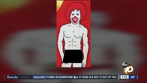 Sexy, shirtless Ronald McDonald used in ad campaign?