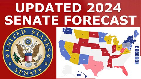 Updated 2024 Senate Map Prediction (August 2, 2024)
