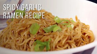 spicy garlic ramen noodles