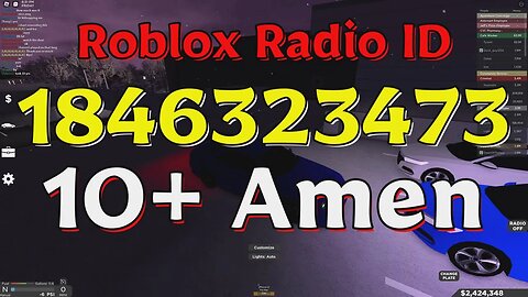 Amen Roblox Radio Codes/IDs