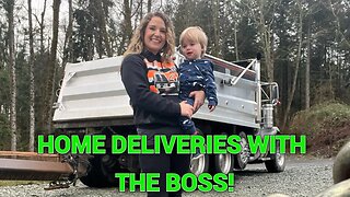 HOME DELIVERY WITH THE TRUCK BOSS!!!