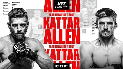 UFC Fight Night Kattar Vs Allen Full Card Prediction