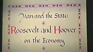 Hoover vs. Franklin D. Roosevelt FDR - Federal Government vs. Economy
