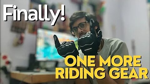 finally! apni long Ride ke liye Riding gloves le hi liye@SteelbirdEntertainment @abhayoyevlogs