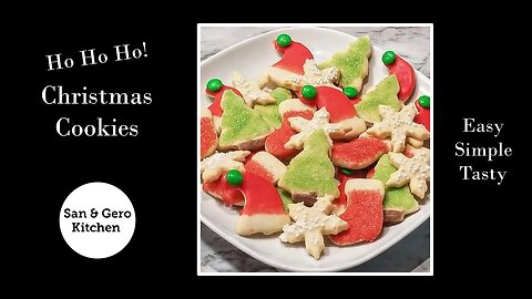 Ho Ho Ho! Christmas Cookies Recipe