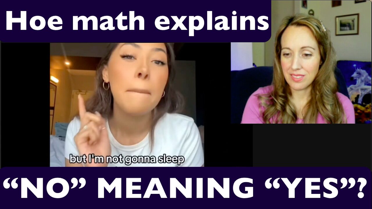 Reaction to Hoe Math Mystery Zone. How should men respond to a