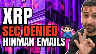 XRP RIPPLE WIN 🏆 THE SEC DENIED HINMAN EMAILS TO BE RELEASED