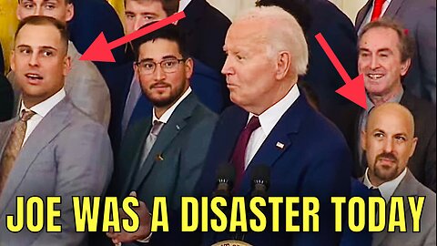 Biden was a CONFUSED & SLURRING MESS Today during his Speech, and even his Jokes Fell Flat! 🤦‍♂️