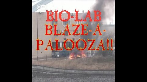 CARE TO WAGER THAT NEO-NAZI BONFIRE IS FILLED WITH US-UK BIO-LAB FILES NOW??