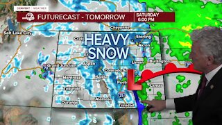 Latest forecast shows snowstorm inching closer to Colorado