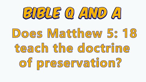 About the Doctrine of Preservation