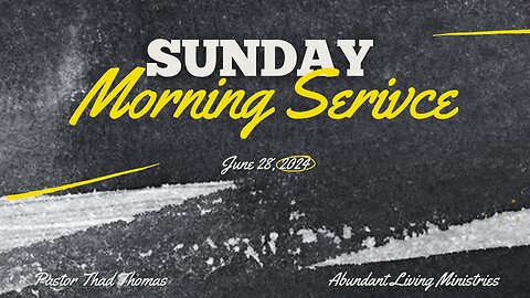 Sunday Morning Service | 7-28-24 | ALM