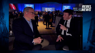 Former MPP Roman Baber joins Ezra Levant at CPC leadership event