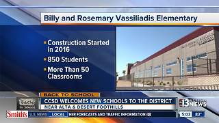 First day of school for Vassiliadis Elementary
