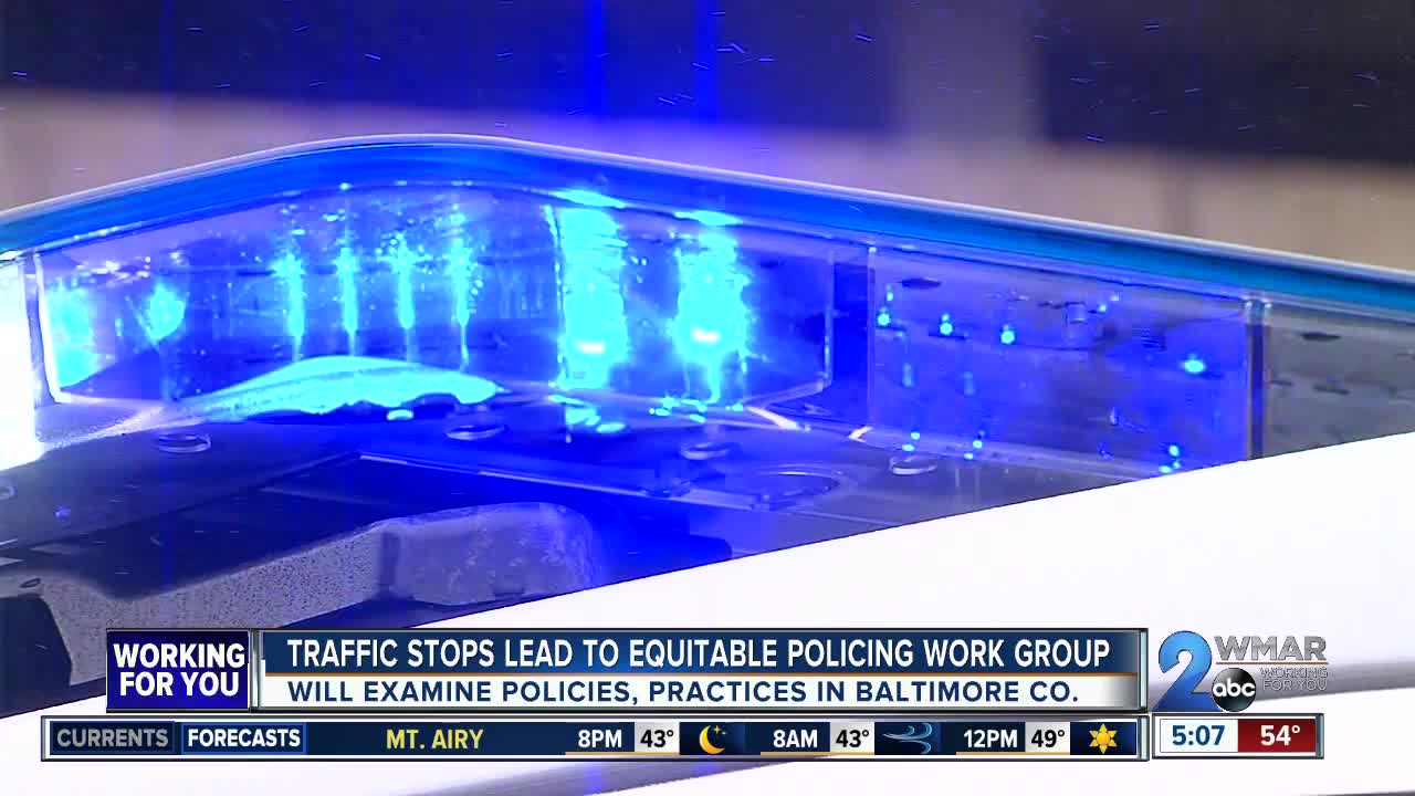 Traffic stops lead to equitable policing work group