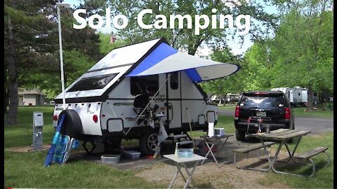 Solo Camping Video Trailer. A-Frame Camper. Pop up Camper. Solo Camping Adventure.
