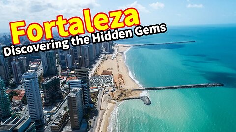 Fortaleza: Discovering Brazil's Vibrant Coastal City from Above with a Captivating Drone Flight