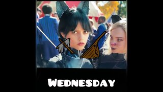 Wednesday ep2, Netflix | 10 Second Review! | #wednesday #shorts