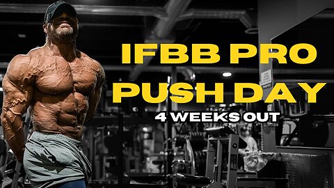 IFBB PRO TRAINING: Push Day — Shoulders, Triceps, Chest, Calves & Abs