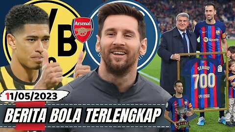 Berita Bola Terbaru Hari Ini, | Busquets Tinggalkan Barcelona,Asal Messi Bahagia,Bukayo Saka,