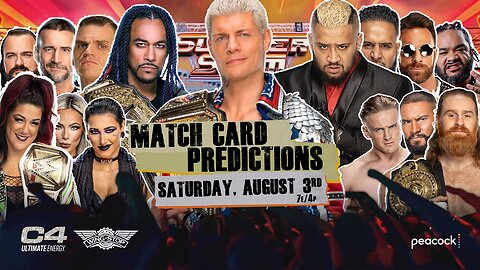 WWE SummerSlam 2024 - Match Card Predictions [v2]