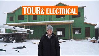 DIY HOME BUILD EP. 050 | HOUSE TOUR & ELECTRICAL LAYOUT