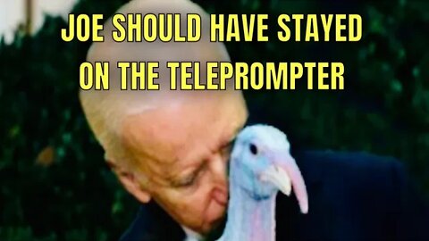 Biden Strays from the Teleprompter and starts making Stupid Comments